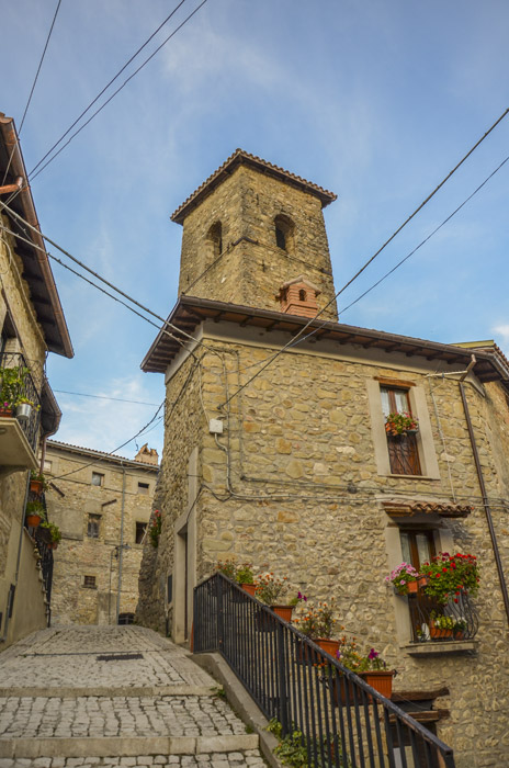 Palazzo storico e torre campanaria
